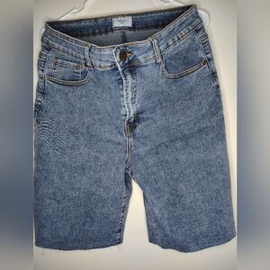 Classic Blue Denim Jean Shorts